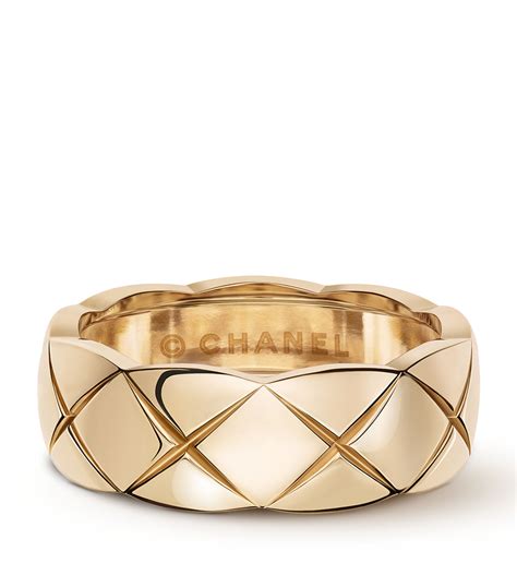 chanel men ring gold band|Chanel watches 18k gold.